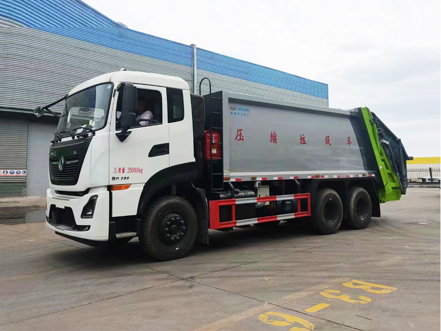 東風(fēng)天龍后雙橋壓縮垃圾車 國(guó)六